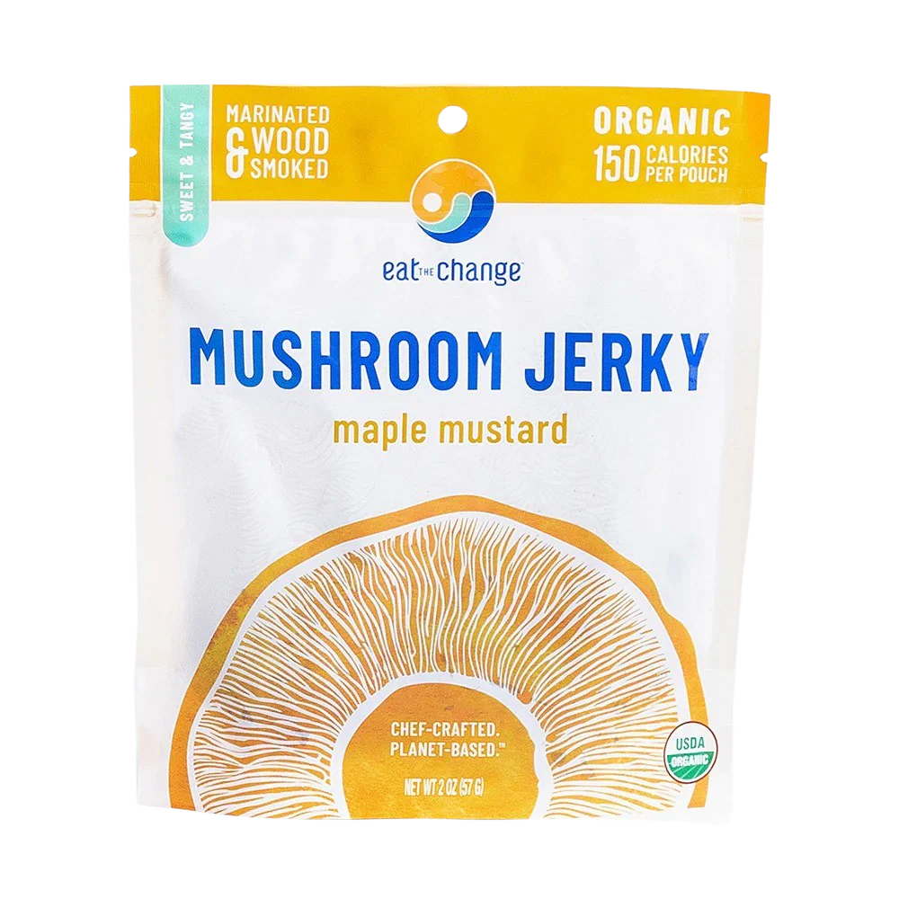Maple Mustard Mushroom Jerky