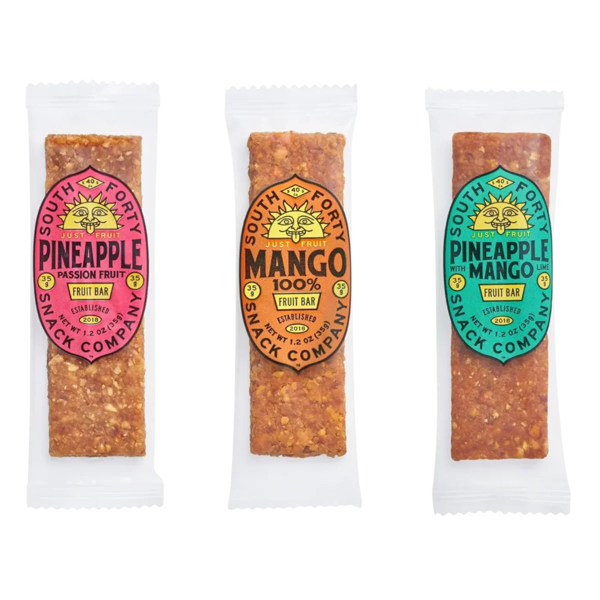 Mix of 3 Premium Tropical Fruit Bars Variety Pack (18 CT)