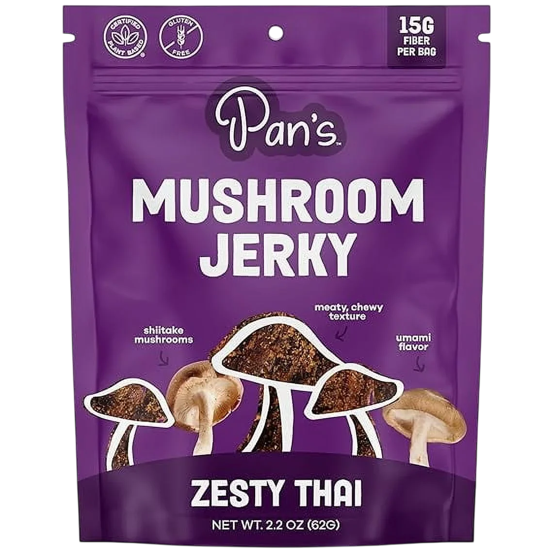 Zesty Thai Mushroom Jerky