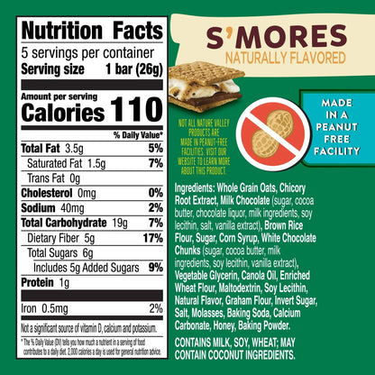 S'mores Granola Bars (5 CT)