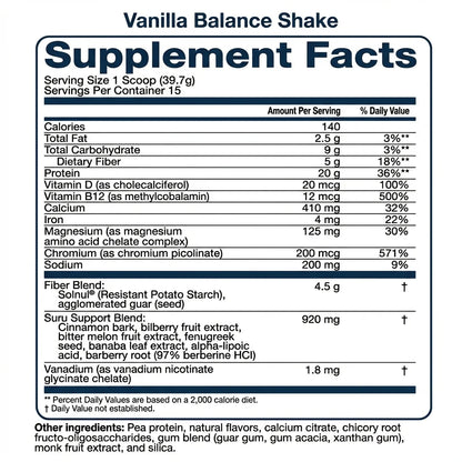 Balance Shake - Vanilla