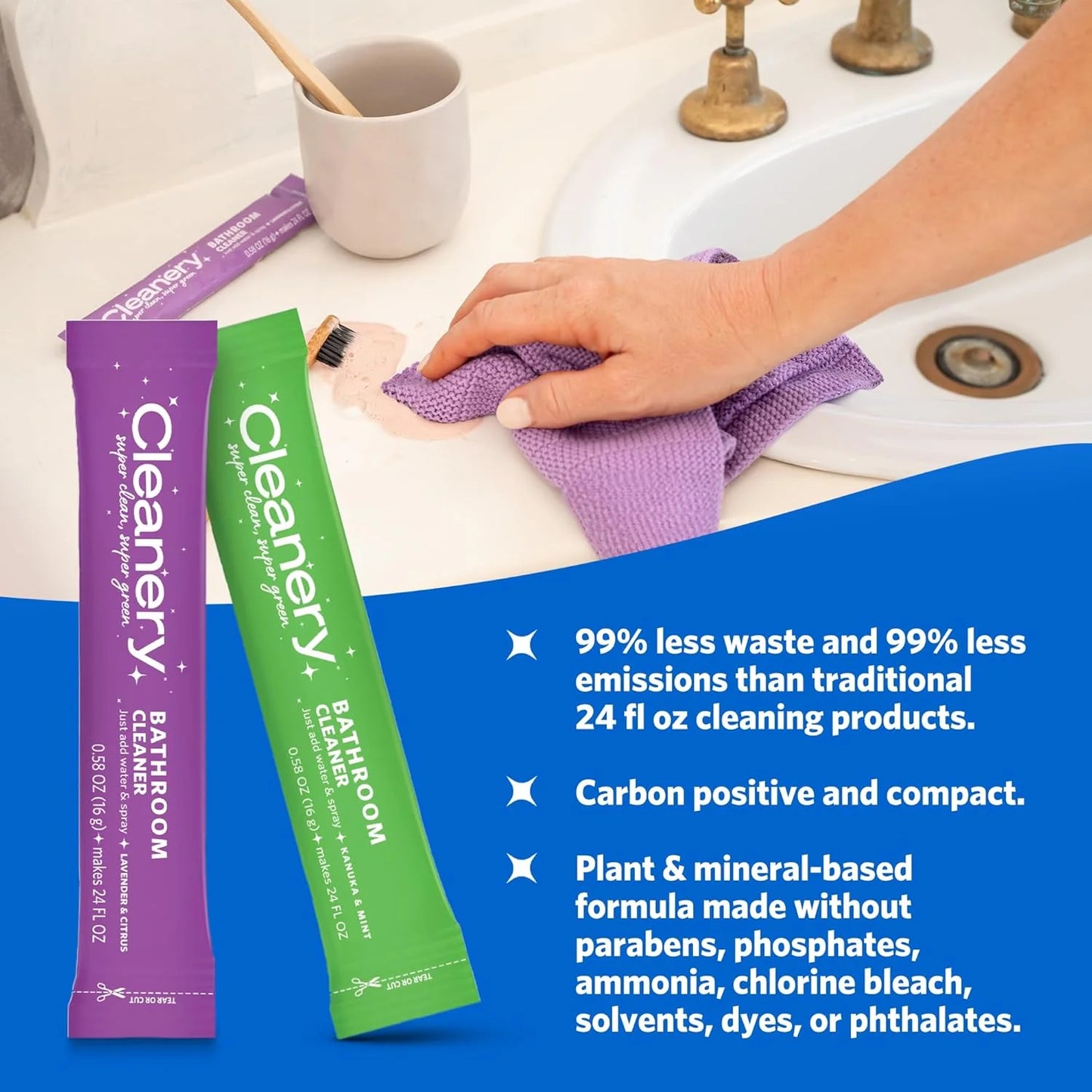 Bathroom Cleaner - Single Refill - Lavender & Citrus