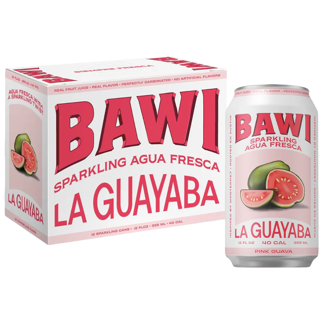Sparkling Agua Fresca La Guayaba - Pink Guava (12 Pack)