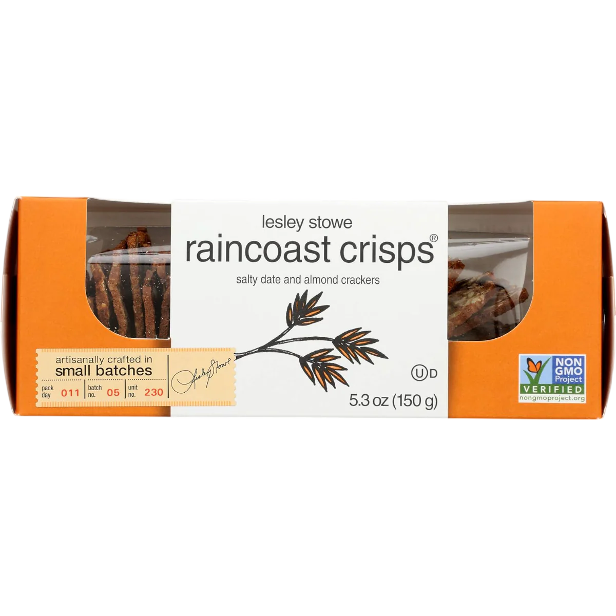 Salty Date & Almond Raincoast Crisps