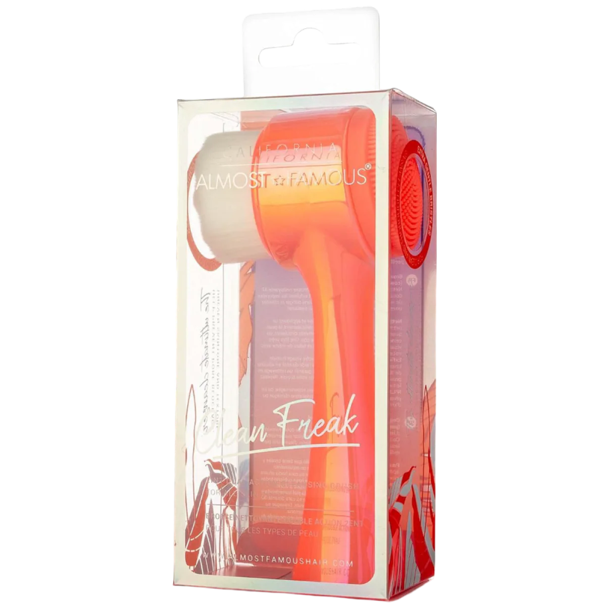 Cleanse It 2-in-1 Exfoliator Brush - Coral