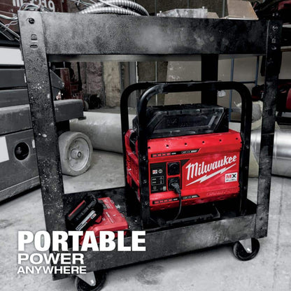 MX FUEL 3600-Watt/1800-Watt Lithium-Ion Battery Powered Push Start Portable Power Station Battery Generator