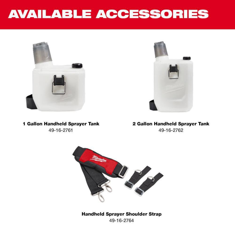M12 12-Volt 2 Gal. Lithium-Ion Cordless Handheld Sprayer Kit with 2.0 Ah Battery and Charger