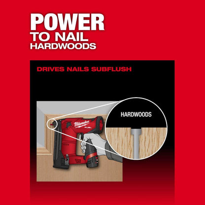 M12 FUEL 12-Volt Lithium-Ion Brushless Cordless 18-Gauge 1-1/2 in. Compact Brad Nailer (Tool Only)