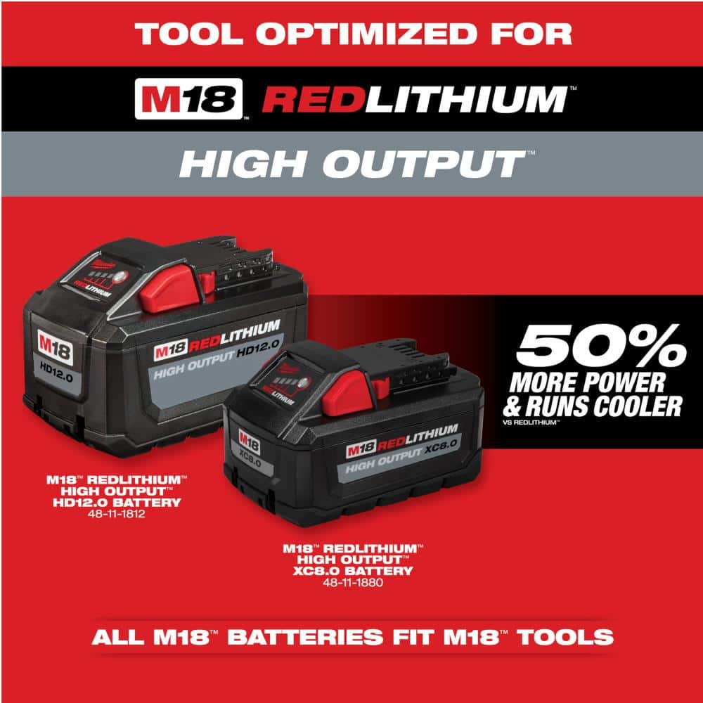 M18 FUEL 18-Volt Lithium-Ion Brushless Cordless Brush Cutter with 8.0 Ah High Output Battery