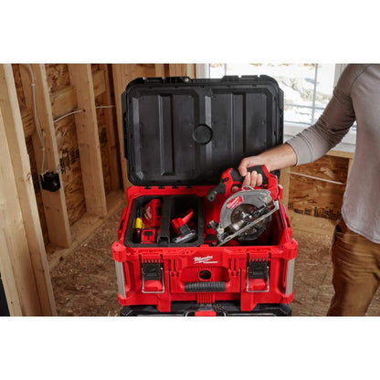M12 FUEL 12V Lithium-Ion Brushless 5-3/8 in. Cordless Circular Saw with M12 XC 5.0 Ah Battery (2-Pack) Starter Kit