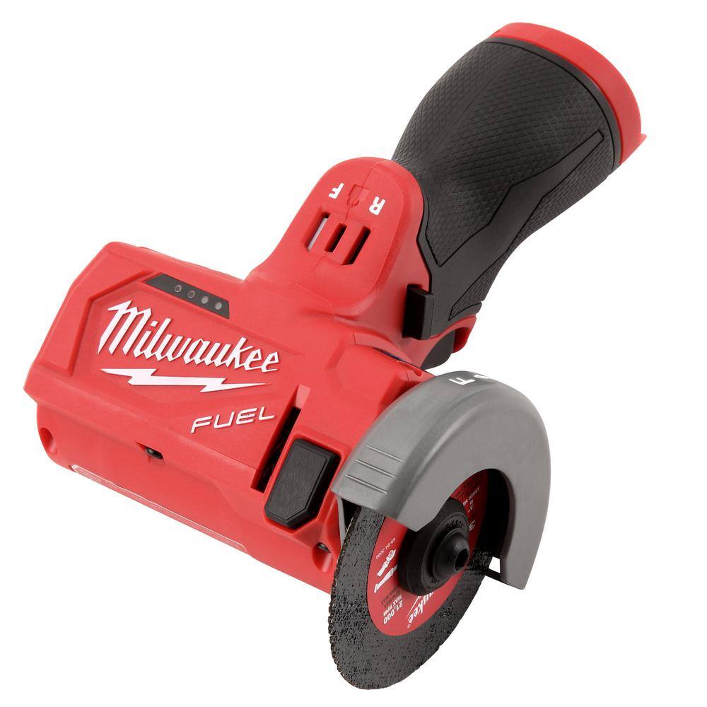 M12 FUEL 12V Lithium-Ion Brushless Cordless 3 in. Cut Off Saw w/High Output 2.5Ah Battery