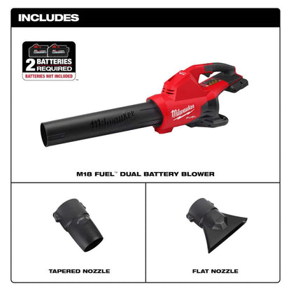 M18 FUEL Dual Battery 145 MPH 600 CFM 18V Lithium-Ion Brushless Cordless Handheld Blower (Tool-Only)