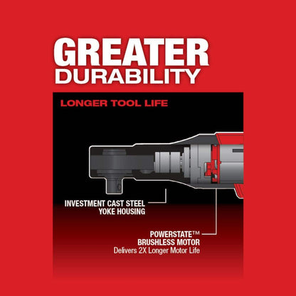 M12 FUEL 12V Lithium-Ion Brushless Cordless 3/8 in. Ratchet (Tool-Only)