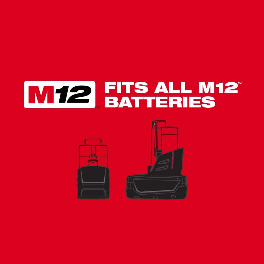 M12 FUEL 12V Lithium-Ion Brushless Cordless High Speed 3/8 in. Ratchet Kit w/(2) Batteries, Charger and Bag