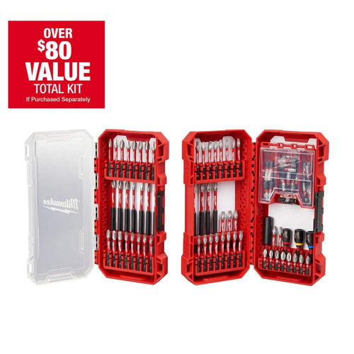 SHOCKWAVE Impact-Duty Alloy Steel Screw Driver Bit Set (100-Piece)