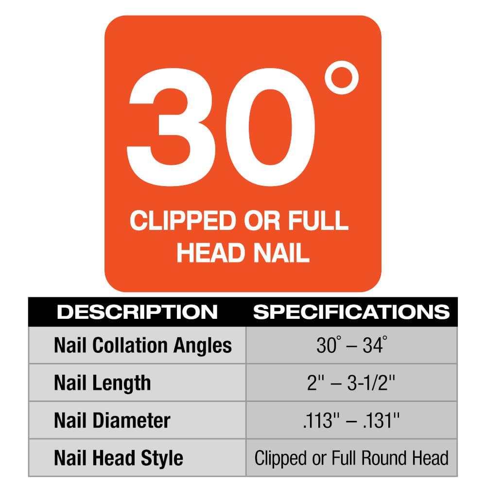 M18 FUEL 3-1/2 in. 18-Volt 30-Degree Brushless Cordless Framing Nailer with Clear Anti Scratch Safety Glasses