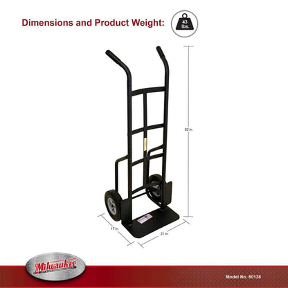 1,000 lbs. Capacity Dual-Handle Hand Truck
