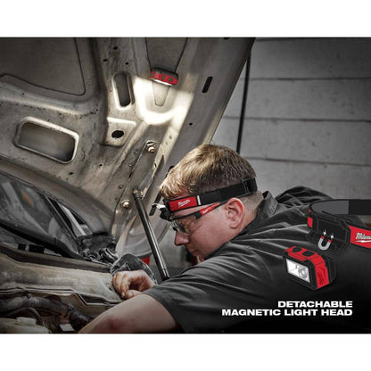 450 Lumens Internal Rechargeable Magnetic Headlamp and Task Light