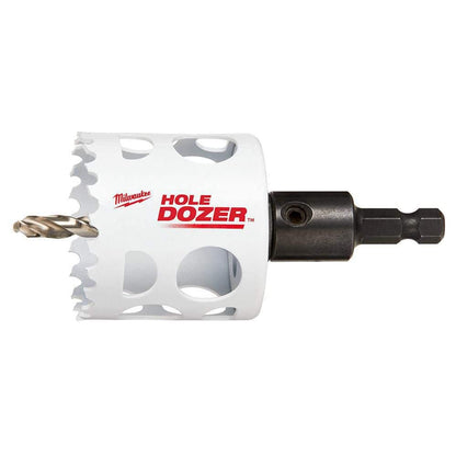 2 in. Hole Dozer Bi-Metal Hole Saw with 3/8 in. Arbor & Pilot Bit