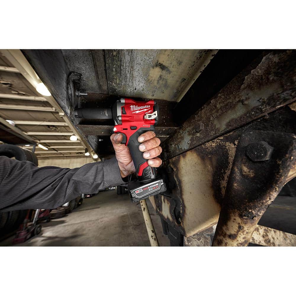 M12 FUEL 12V Lithium-Ion Brushless Cordless Stubby 1/2 in. Impact Wrench (Tool-Only)