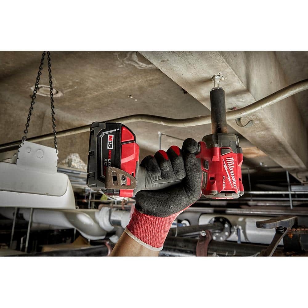 M18 FUEL GEN-3 18V Lithium-Ion Brushless Cordless 1/2 in. CP Impact Wrench w/Friction Ring w/5.0 ah Resistant Battery