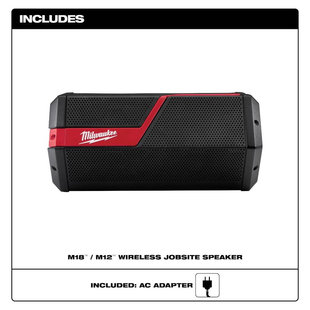 M18/M12 Lithium-Ion Cordless Wireless Jobsite Speaker