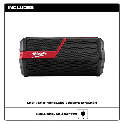 M18/M12 Lithium-Ion Cordless Wireless Jobsite Speaker