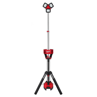 M18 18-Volt Lithium-Ion Cordless 6,000 Lumens Rocket Dual Power Tower Light with Charger (Tool-Only)