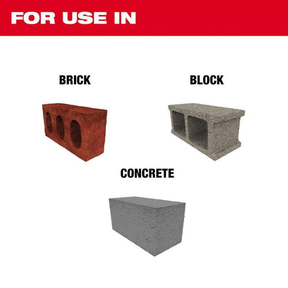 1/4 in. x 6 in. 2-Cutter SDS-PLUS Carbide Drill Bit