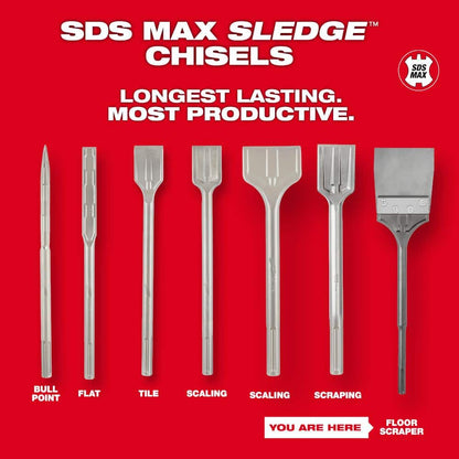 6 in. SLEDGE SDS-MAX Floor Scraper