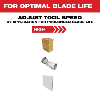 1-3/8 in. High Carbon Steel Universal Fit Wood Cutting Multi-Tool Oscillating Blade (3-Pack)