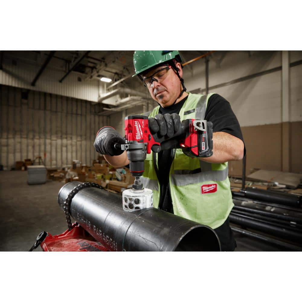 M18 FUEL 18V Lithium-Ion Brushless Cordless 1/2 in. Drill/Driver Kit W/(2) 5.0Ah Batteries, Charger, and Hard Case