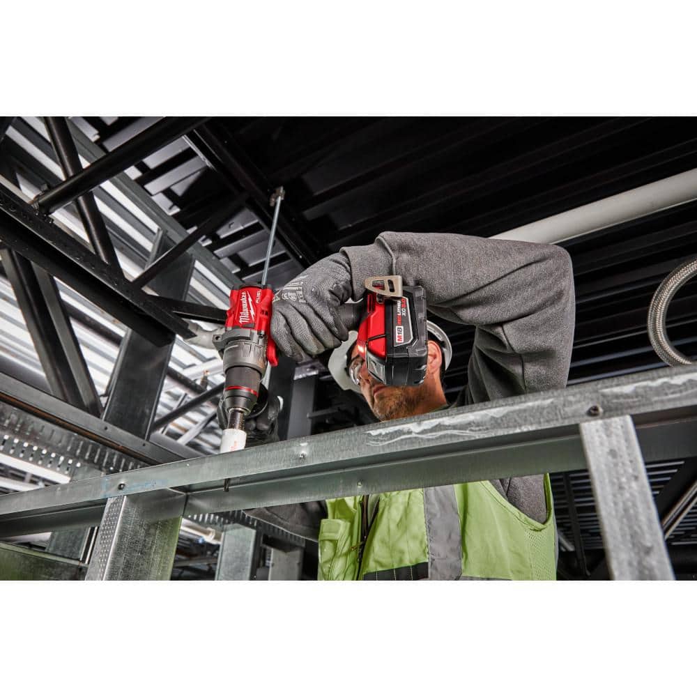 M18 FUEL 18V Lithium-Ion Brushless Cordless 1/2 in. Drill/Driver Kit W/(2) 5.0Ah Batteries, Charger, and Hard Case