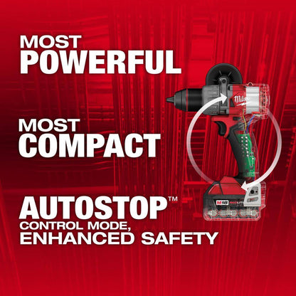 M18 FUEL 18V Lithium-Ion Brushless Cordless 1/2 in. Drill/Driver Kit W/(2) 5.0Ah Batteries, Charger, and Hard Case