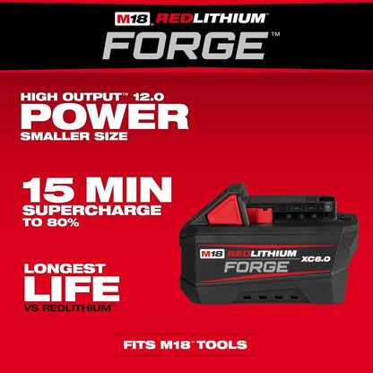 M18 18V 6.0 Ah Lithium-Ion REDLITHIUM FORGE Battery (4-Pack)