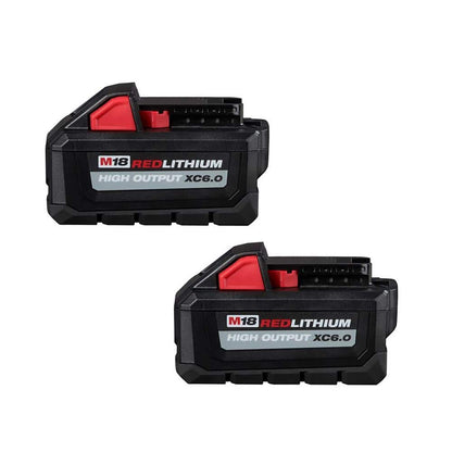 M18 18-Volt Lithium-Ion High Output 6.0Ah Battery Pack (4-Pack)