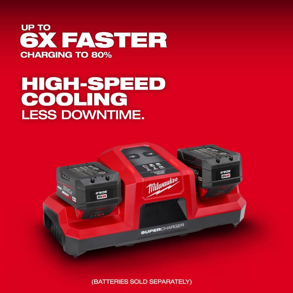 M18 18V Dual Bay Simultaneous Super Charger