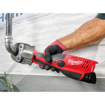 M12 12-Volt Lithium-Ion Force Logic Cordless Press Tool Kit with 1/2 in. to 1 in. Iron Pipe Jaws (6-Jaws Included)