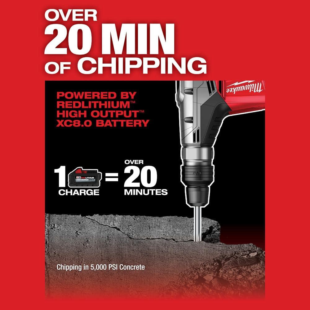M18 FUEL 18V Lithium-Ion Brushless Cordless 1-9/16 in. SDS-Max Rotary Hammer (Tool-Only)