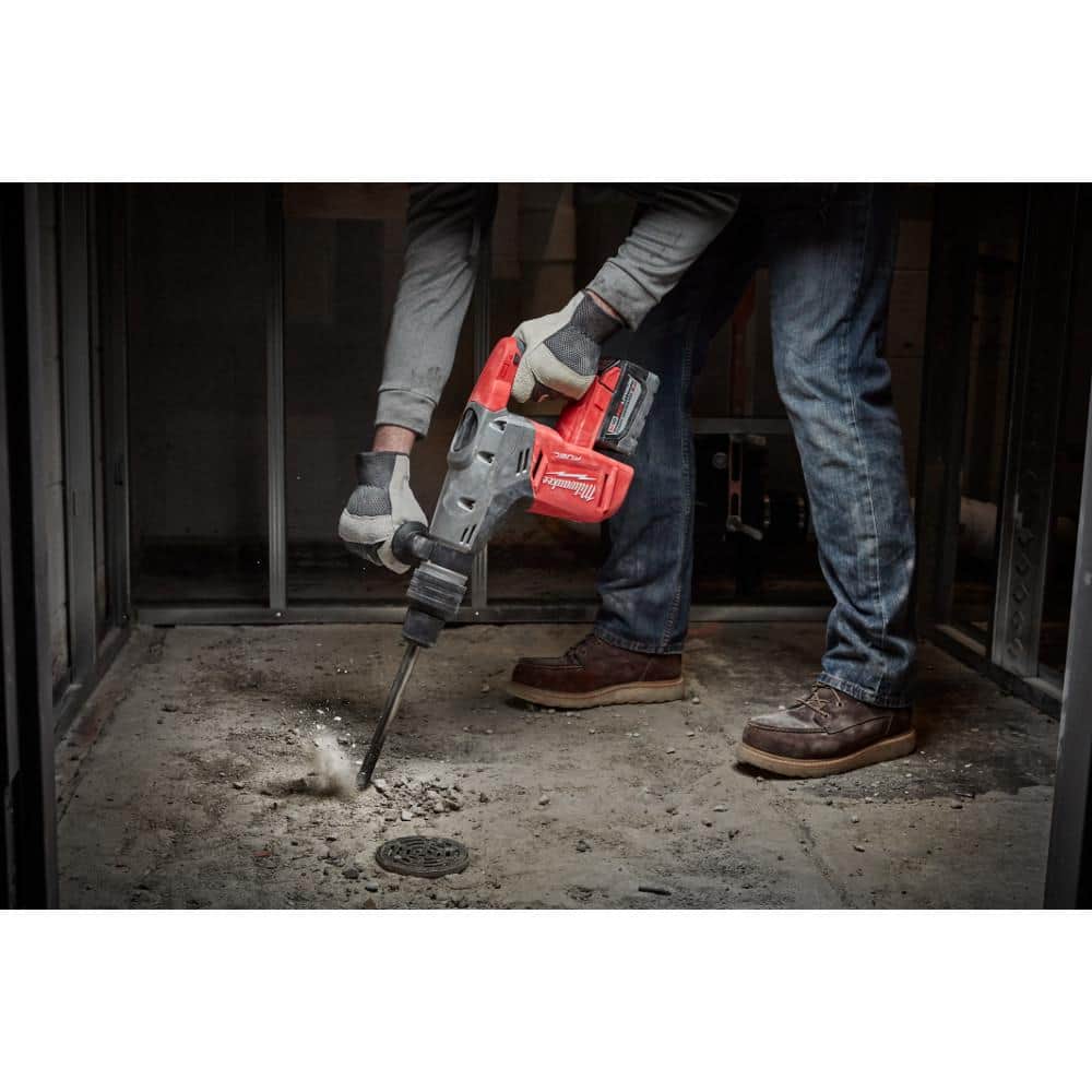 M18 FUEL 18V Lithium-Ion Brushless Cordless 1-9/16 in. SDS-Max Rotary Hammer Kit w/ Two 8.0Ah Batteries & Hard Case