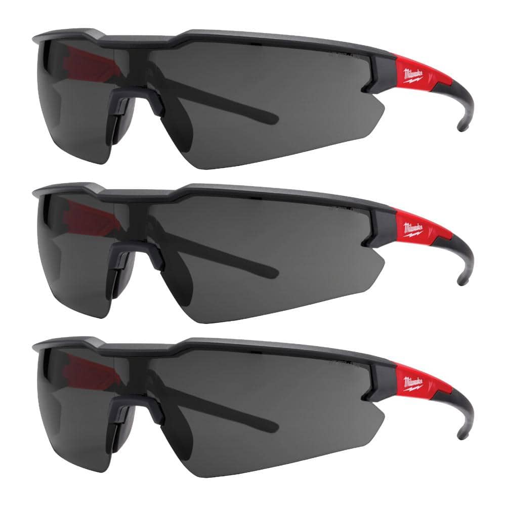 Tinted Safety Glasses Anti-Scratch Lenses (3-Pack)