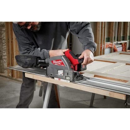 M18 FUEL 18V Lithium-Ion Brushless Cordless Track Clamps for Plunge Track Saw with 55 in. Track Saw Rail