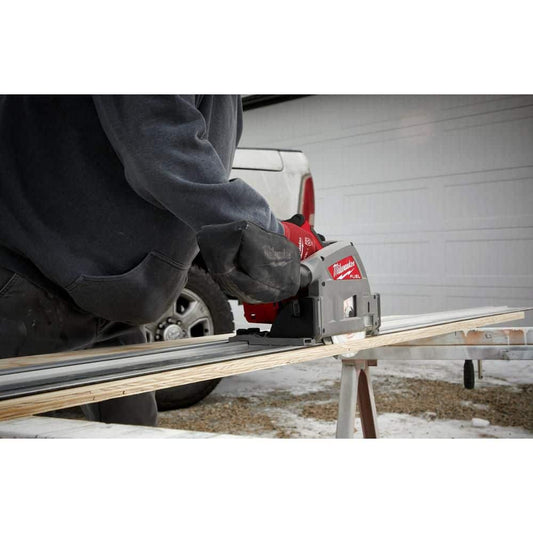 M18 FUEL 18V Lithium-Ion Brushless Cordless Track Clamps for Plunge Track Saw with 55 in. Track Saw Rail