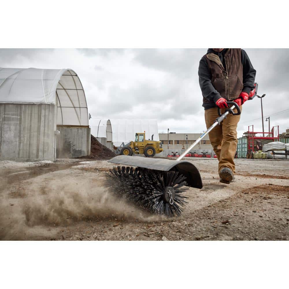 M18 FUEL QUIK-LOK Rubber Broom Attachment and M18 FUEL QUIK-LOK Bristle Brush Attachment (2-Tool)