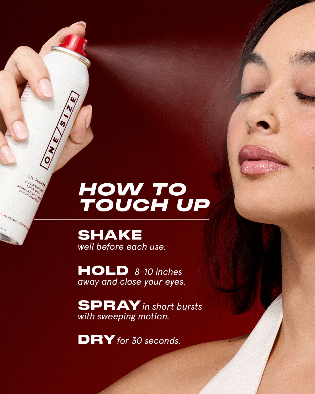 Oil Sucker Liquid Blotting Paper Spray
