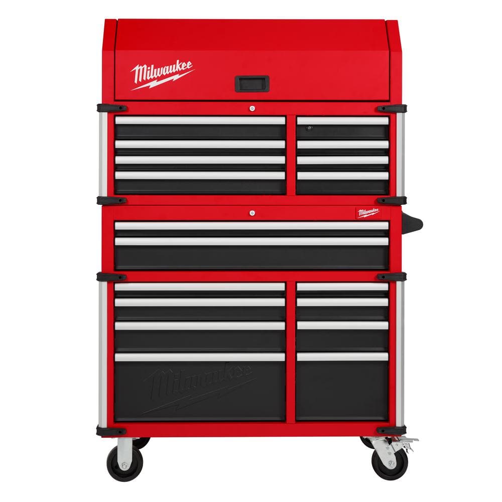 Tool Storage 41 in. W Heavy Duty Red Tool Chest Combo