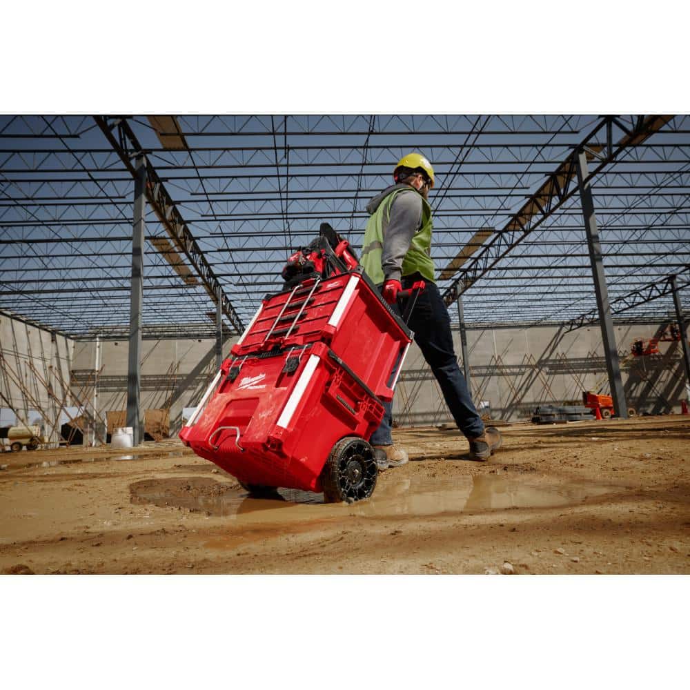 Packout Red Rolling Modular Tool Box - 2-S